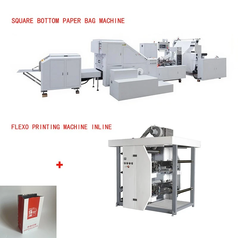 square bottom bag making machine-